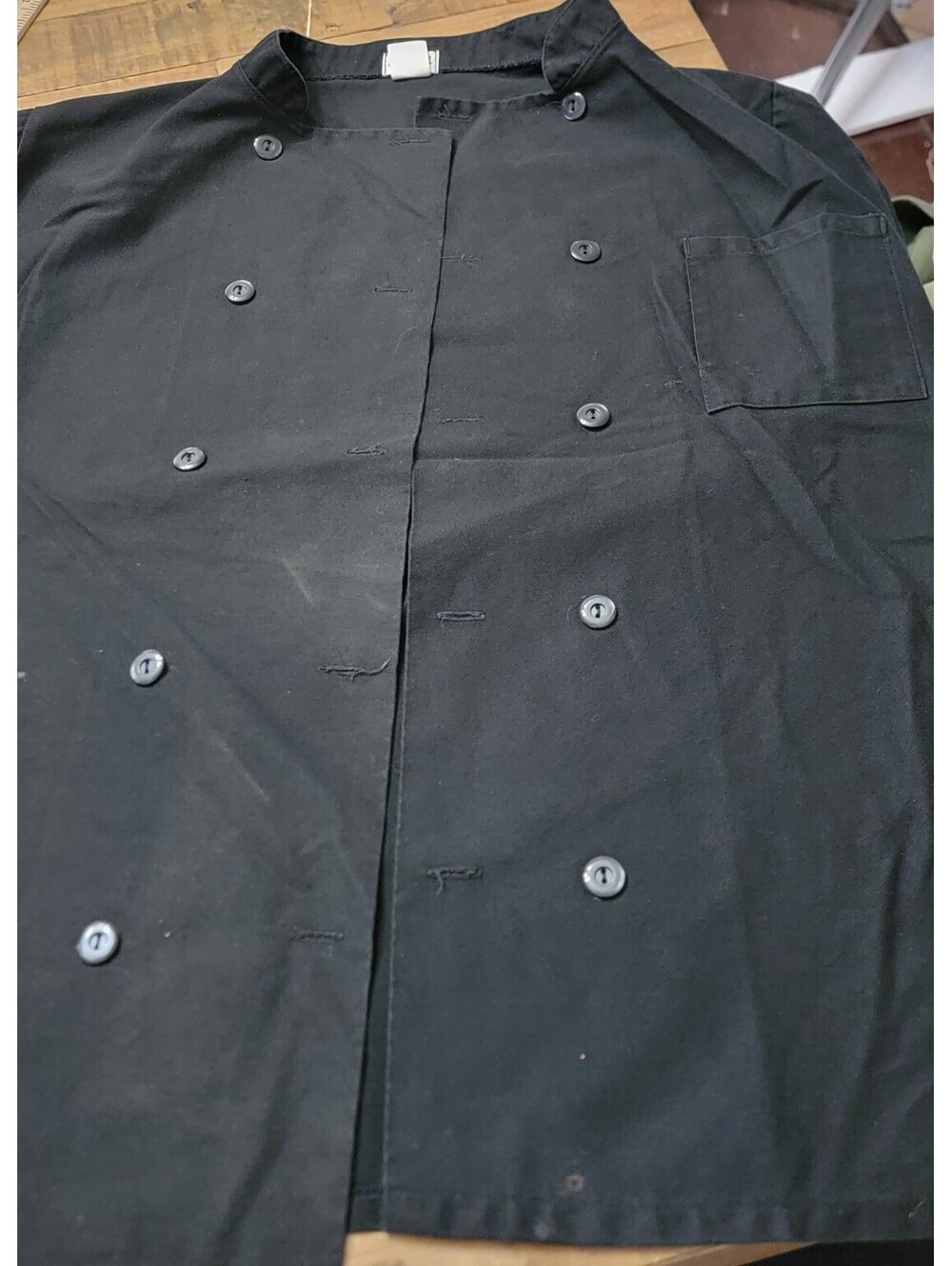 Chef Uniform Bundle Black Chef Coat Pants & Hat Dickies Fame Chef Size